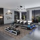 Thumbnail of Living Room  White, Black European Furniture image