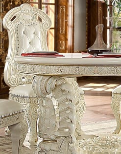 Buy White, Gold Homey Design  Dining Room 