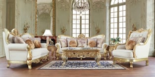 Buy Champagne Homey Design  Living Room 