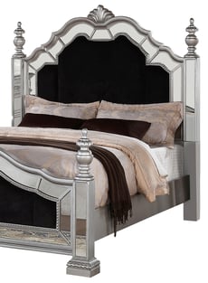 Order Silver, Black Cosmos Furniture Pamela-EK-Set-5 Bedroom now