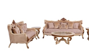 Living Room  Beige, Gold, Antique European Furniture image