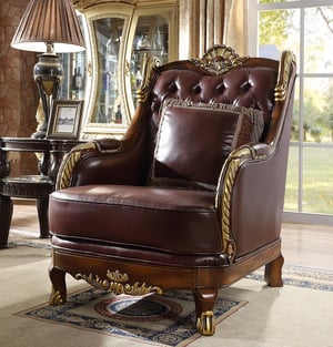 Mahogany, Brown Homey Design  HD-89-5PC Living Room interior