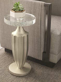 Accent Tables  Taupe, Clear Caracole image