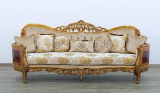 Living Room  Beige, Gold, Antique European Furniture image