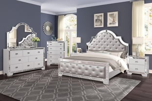 Buy now White Cosmos Furniture Grand Gloria-EK-Set-3