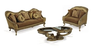 Accent Tables  Bronze, Golden Brown, Antique Brass Benneti photo