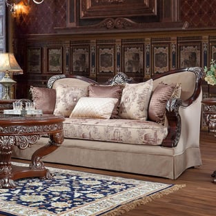 Buy Mahogany, Beige Homey Design  Living Room 