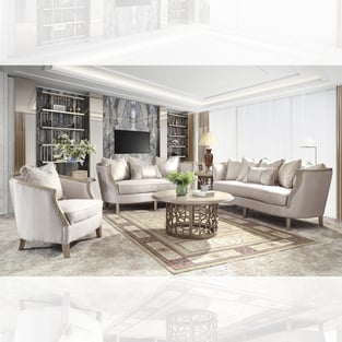 Champagne Homey Design  HD-632-C Living Room interior