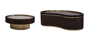 Accent Tables  Ebony, Brass Caracole image