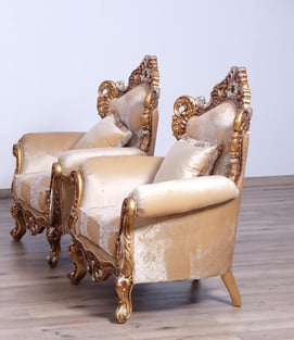 Living Room  Beige, Gold European Furniture image