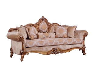 Living Room  Brown, Gold, Silver European Furniture photo