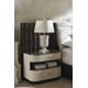 Ivory & Dark Chocolate Finish Nightstand Set 2Pcs DEEP SLEEP by Caracole 