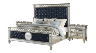 Bedroom  Silver, Navy Cosmos Furniture image