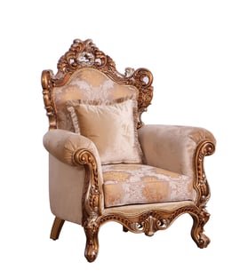 Buy Beige, Gold European Furniture Living Room 