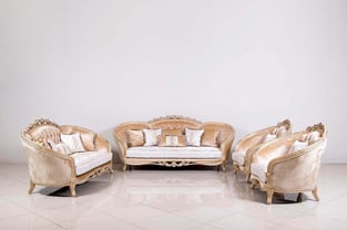 Buy now Champagne, Off-White, Copper European Furniture 45001-S