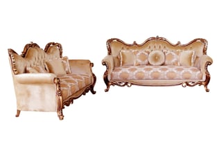 Buy Brown, Gold, Antique, Silver European Furniture Living Room 