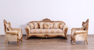 Buy now Beige, Gold European Furniture 42038-Set-3