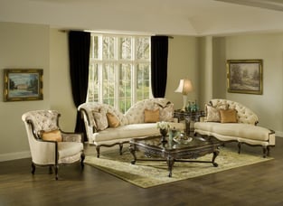 Buy Dark Brown, Cream Benneti Living Room 