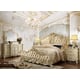Luxury Cream Carved Wood Dresser & Mirror Set 2 Pcs Traditional Homey Design HD-5800 