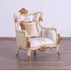 Luxury Pearl Beige & Gold VERONICA III Sofa Set 3 EUROPEAN FURNITURE Traditional