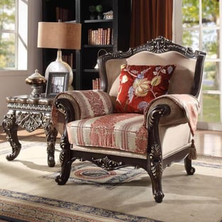 Mahogany, Brown Homey Design  HD-2638-SSET3 Living Room interior