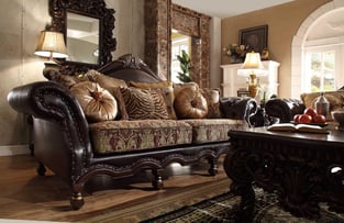 Living Room  Gold, Dark Chocolate, Copper Homey Design  photo