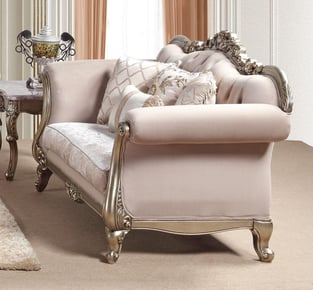 Champagne Cosmos Furniture Ariana-Set-3 Living Room interior