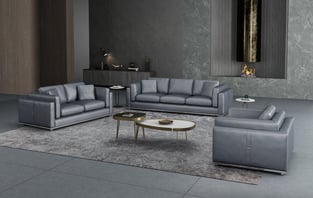 Smoke, Gray European Furniture EF-25550-2PC Living Room interior