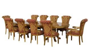 Buy now Bronze, Gold, Red European Furniture 61952-DT-Set-11-Red