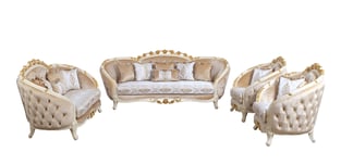 Buy now Beige, Gold European Furniture 45010-C-Set-2