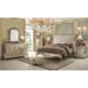 Homey Design HD-13005 Luxury Pearl White Hand Carved Wood Bedroom Set 5Pcs