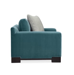 Blue-green Caracole M110-019-034-B Living Room interior