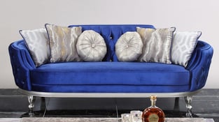 Living Room  Silver, Blue Cosmos Furniture photo