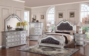 Bedroom  Silver, Black Cosmos Furniture image