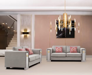 Living Room  Gray Cosmos Furniture image