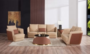 Living Room  Brown, Tan European Furniture image