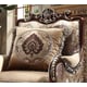 Homey Design HD-1632 Victorian Upholstery Desert Sand Sectional Living Room 5Pcs
