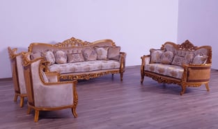 Order Gold, Sand European Furniture 31056-S Living Room now