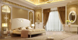 Buy White, Cream Homey Design  Bedroom 