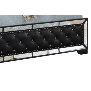 Black Cosmos Furniture Gloria-Q-Bed Bedroom interior