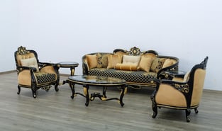 Living Room  Gold, Antique, Black European Furniture photo