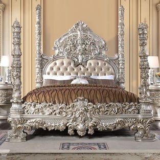 Buy Bronze, Silver, Cream Homey Design  Bedroom 