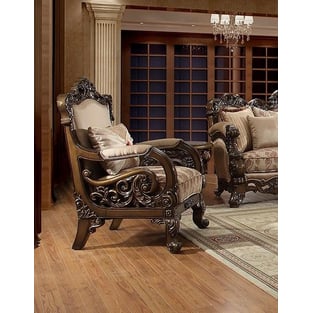 Brown, Cherry Homey Design  S04163-Order Living Room interior