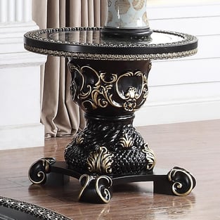 Accent Tables  Gold, Black Homey Design  image