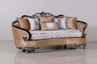 Living Room  Antique, Silver, Black European Furniture photo