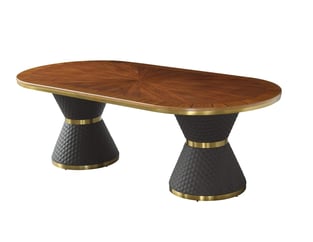 Buy Gold, Chocolate, Orange European Furniture Dining Room 