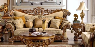 Living Room  Gold, Sand Homey Design  photo