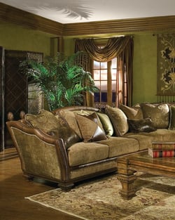 Living Room  Beige, Dark Brown, Walnut Benneti photo