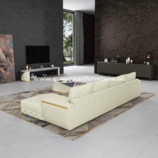 Buy Off-White European Furniture Living Room 