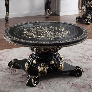 Accent Tables  Gold, Black Homey Design  photo